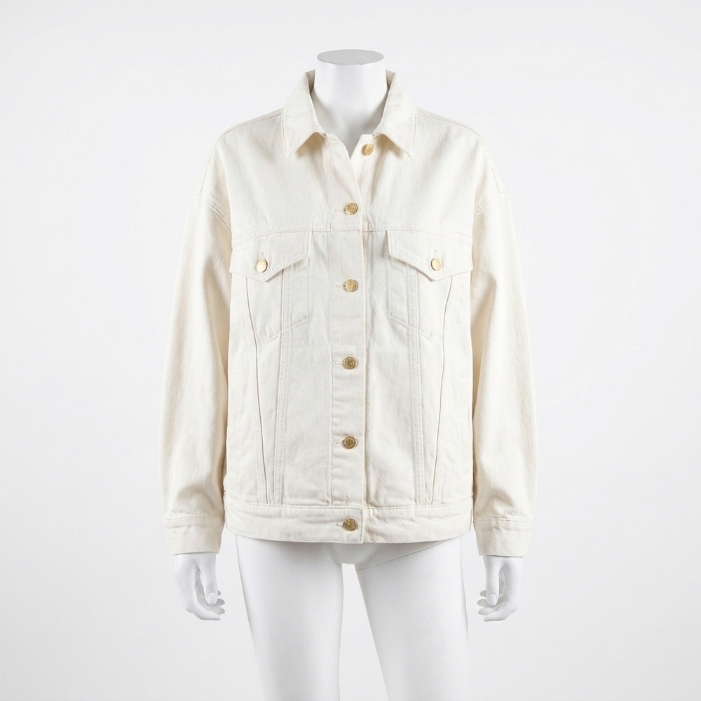NEW FRAME le oversized jacket in au natural